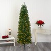Nearly Natural 6.5ft. Slim Green Mountain Pine Artificial Christmas Tree