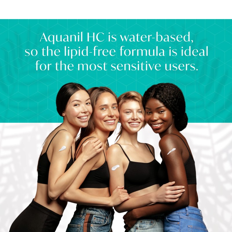 Aquanil HC Lotion, Calming Body Lotion, Anti-Itch Formula, Ideal for