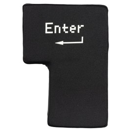 Green House GH-BIGENTER-BK Big Enter Key Huge Enter, Interesting Goods, Cushion, PC, BIG, USB, Stress Relief, Black