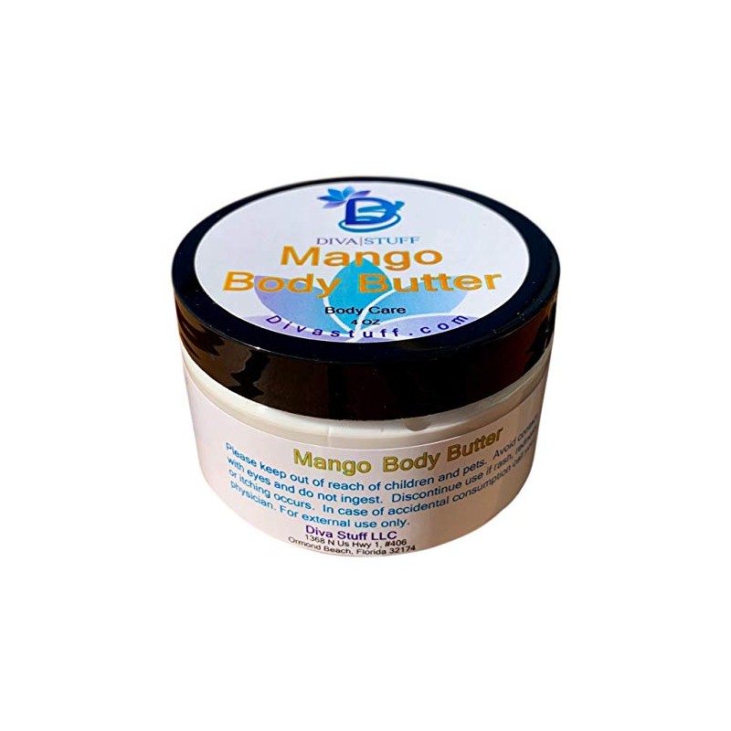 Mango Body Butter, with Fresh Mangos, By Diva Stuff, 4oz