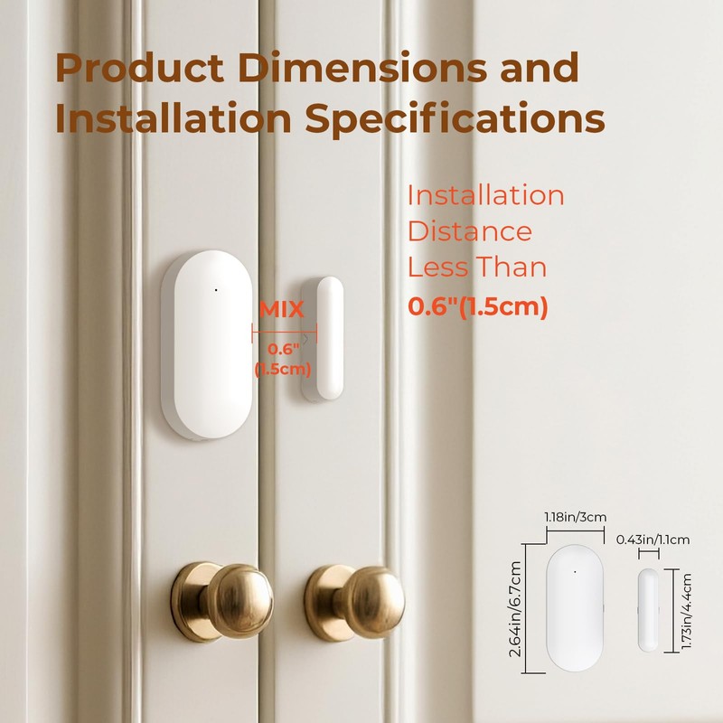 Wireless Door Window Sensor Alarm for Kids Safety DIY Door