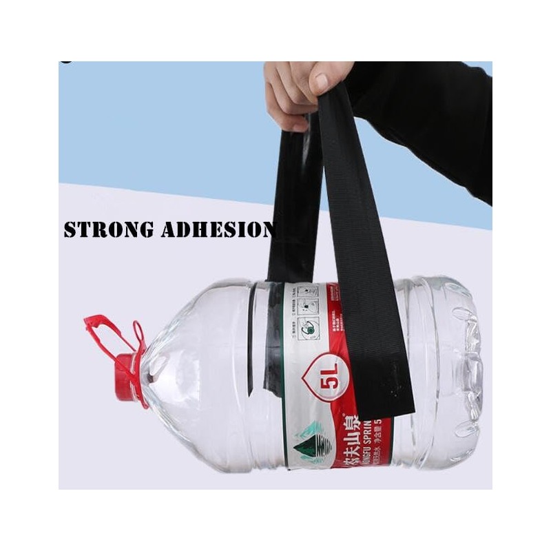 Heavy Duty Stick On Tape (20pcs 1.2x4 Inch Black) (20pcs