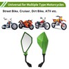 HOPESPANNER Universal Motorcycle Rear View Mirrors Adjustable Bar End Side