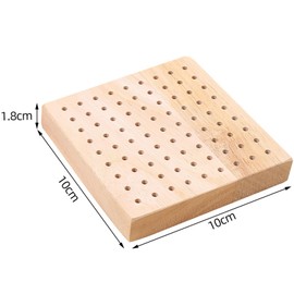 TANG SONG 80-Hole Wood Nail Drill Grinding Bit Storage Board Suite Nail Drill Bits Container Nail Drill Bit Display Stand