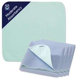 Incontinence Bed Pads Washable - Wicking Waterproof Bed Pads - Soft and Breathable Laminated Chucks - Moderate Absorbent Reusable Pee Pads for Adults - 34" x 36" - 1 Pack