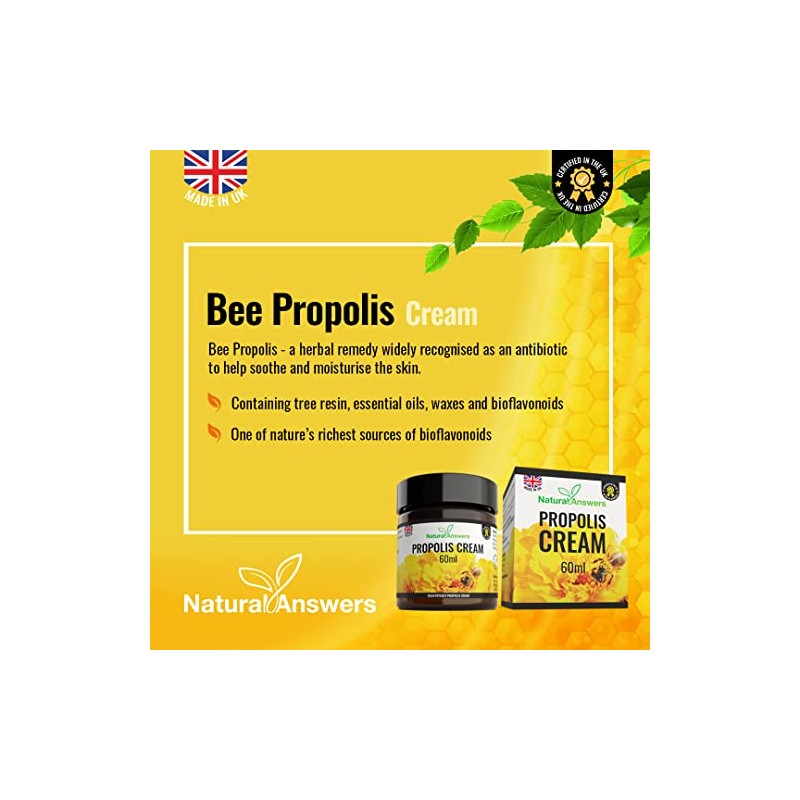 Bee Propolis Cream 60ml - Moisturising Natural Propolis Balm Ointment