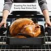KitchenAid Hard Anodized Roasting Pan/Roaster with Removable Rack, 13 Inch