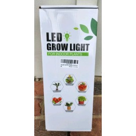 GooingTop LED Grow Light, 6000K Full Spectrum Clip Plant Growing Lamp, White