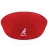 Kangol Men's Wool 504 Flat Cap (Wool 504) - red,