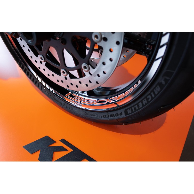 Felgenrand Aufkleber Motorcycle Compatible with KTM 1390 Super Duke R