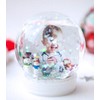 Creative Hobbies 5 Inch DIY Clear Plastic Water Globe Snow