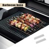 1 Pair Kabob Rack for Kebab Skewers,Grill Stick Rack Stainless