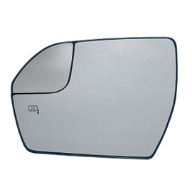 Spieg Driver Side Mirror Glass for Ford Expedition 2018-2023 Heated with Spotter with Backing Plate | Left Side View Mirror Glass Compatible with OE JL1Z-17K707-G