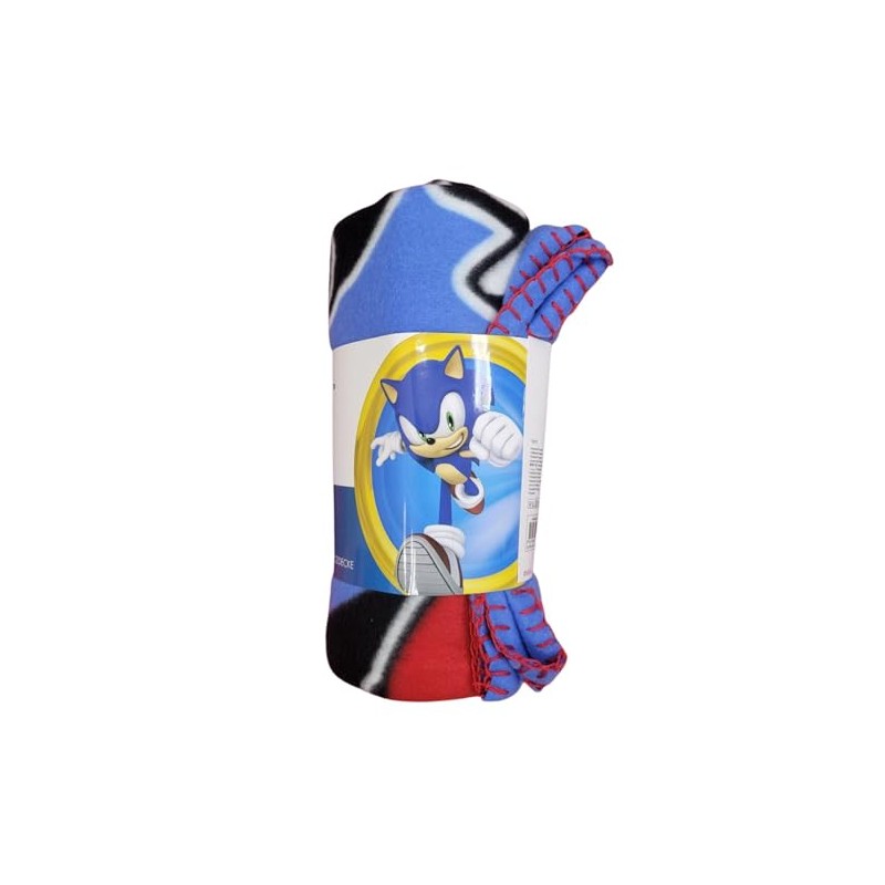 SUN CITY Plaid Sonic per ragazzo, coperta in caldo pile