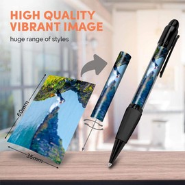 Destination Vinyl ltd 4 x Matching Ballpoint Pens - Cute Puffin Bird Sea Birds Iceland Wild #24072