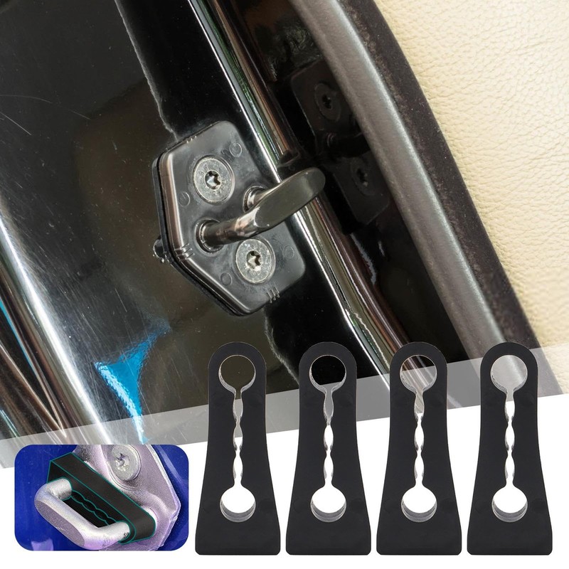 Sound Deadener for Door Lock,Rubber Shock Absorber for Car Door
