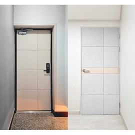Soundproof door, front door soundproofing material, soundproofing material, soundproofing each room, studio 15T, 1 set of soundproofing per room (beige) / 방음문 현관문 방음재 흡음재 방마다방음 원룸 15T, 방마다 방음 1세트 (베이지)