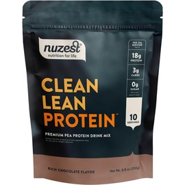 Nuzest- “Proteína Vegana de Guisante en Polvo Clean Lean Protein, Proteína en Polvo Premium a Base de Plantas, Sin Lácteos, G
