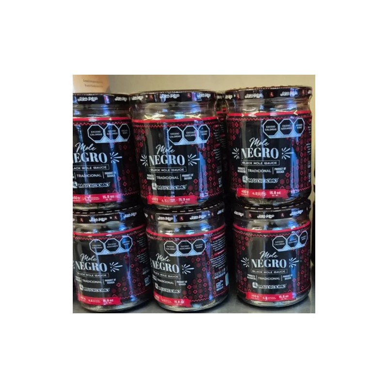 Mole Negro Tradicional Mayordomo De Oaxaca Pasta Frasco 450g
