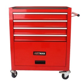 ARTMAN 4 Drawers Rolling Tool Cart Chest Tool Garage Storage Cabinet Tool Box w/ Wheels
