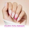 Heercun Nail Tips Short Almond Full Cover Soft Gel Tips