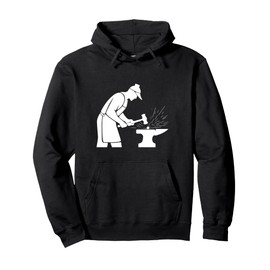 Blacksmith at Work Pullover Hoodie