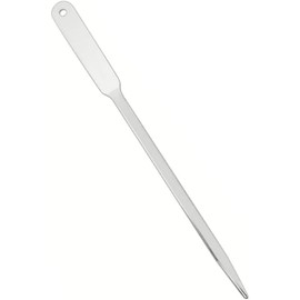 1 Pcs Silver Letter Openers Stainless Steel Lightweight Hand Envelope Slitter Cutting and Measuring Devices