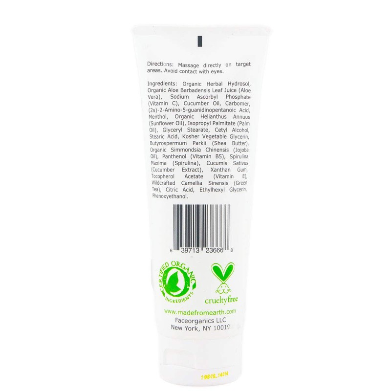 Made from Earth Cucumber Cooling Gel – Organic Aloe Vera