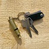 FTWDesign Brass Whistle Keyring, gold