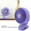 Desk Clip On Fan 3 Wind Speed Safe Design Compact