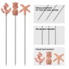 Martini Cocktail Picks Reusable Olive Picks Garnish Skewer Fruit Toothpicks