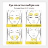 Sonew 60 Piece Eye Pads, Black Pearl Essence Moisture Eye