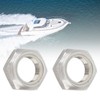 2PCS Outboard Self Locking Nut Motor Pinion Nut 90185 22043