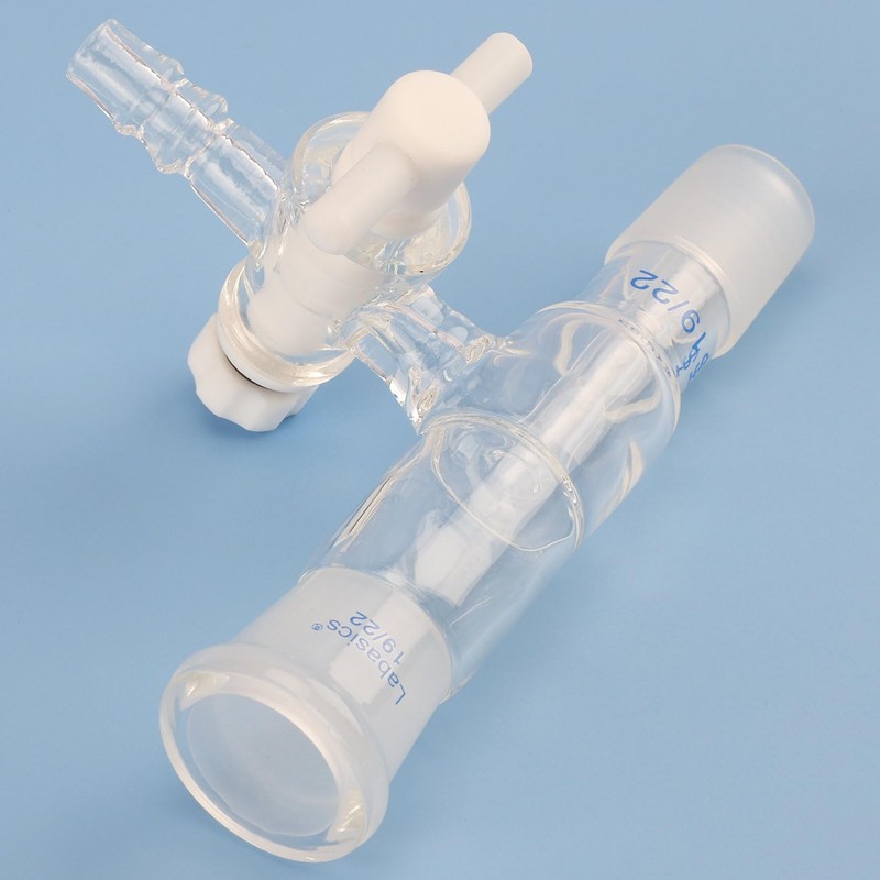 Labasics Glass Adapter, Vacuum Borosilicate Vertical Glass Adapter Removal, Vacuum