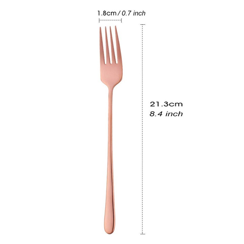 bisda Table Forks Dinner Forks Set of 6 21.3 cm