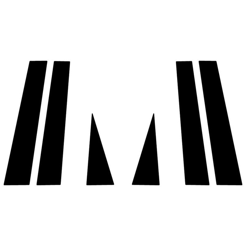 Rvinyl Pillar Post Window Trim Compatible with Saturn Vue 2008-2009