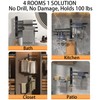 Swivel Towel Racks for Bathroom/Kitchen, Wall Mounted No Drill Heavy