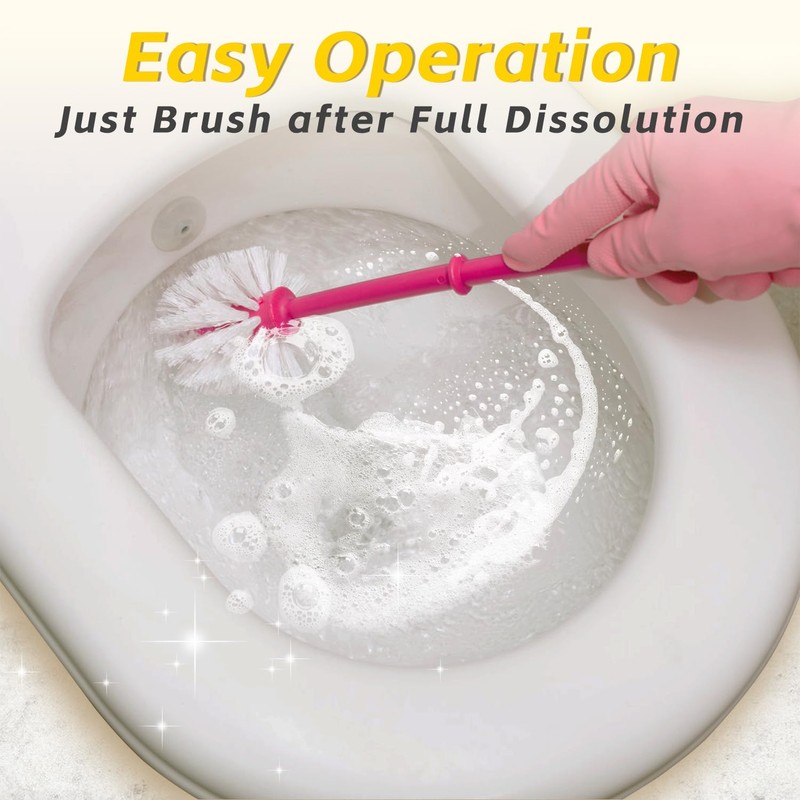 Soulink Toilet Cleaning Sheets - Plastic-Free, Liquidless, Toilet Bowl Cleaner