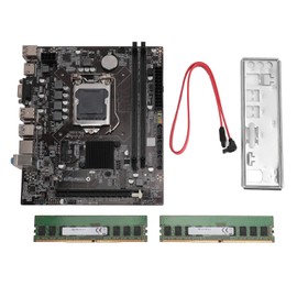 H110 Motherboard with Dual Memory Strip LGA1151 DDR4 2133HMz Memory M.2 Port USB3.0 SATA3.0 Desktop Server Motherboard with 2pcs 16GB Memory Strip
