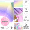 Xinvery Rainbow Table Covers, Unicorn Party Tablecloth Plastic Rectangular Tablecloths