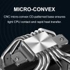 SAMA A60L Dual Tower CPU Air Cooler, 6 Heat Pipes,