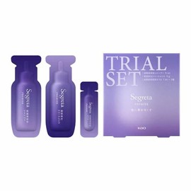 Segreta Premier Trial Set (Concentrated Serum Shampoo, 0.3 fl oz (9 ml), Texture Change Treatment, 0.3 oz (9 g), High Concentration Serum Oil, 0.04 fl oz (1 ml) x 2 Pieces, Bright Rose Mariage