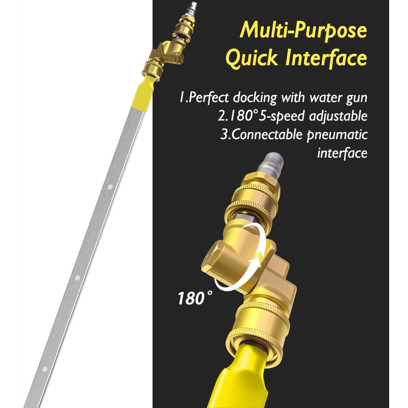 LFMUFNO 60cm/24in Radiator Cleaning Wand - Over 2000PSI Portable Pressure