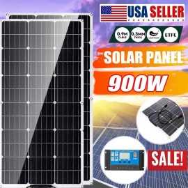 DPHealth 900W Solar Panel Kit 12V with 40A Solar Charge Controller Dual 5V USB Outputs - 150W: 1x 150W Solar Panel, 1x 40A Controller