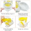 FCENDS 2 Piece Rubber Seal Ring for Glass Jars, Airtight