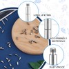 GORGECRAFT 54Pcs 12x5mm Photo Album Extension Screw Posts Scrapbook Extension