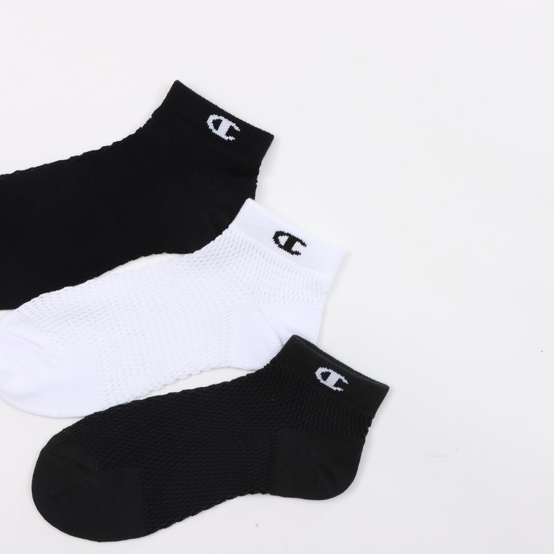 Champion CWSCB301 Women's Socks, 3 Pairs Set, Big Mesh, One