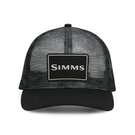 Simms Mesh All-Over Trucker Tiger Camo Black/Dark Gunmetal One Size