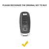 bluqulo for Nissan Leather Keychain Protector Key Case Compatible Nissan