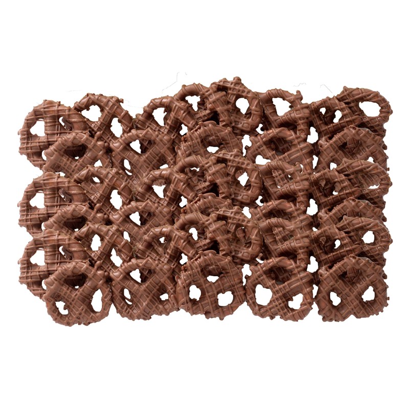 Vermont Nut Free Chocolates Covered Mini Twist Pretzels (Milk Chocolate)